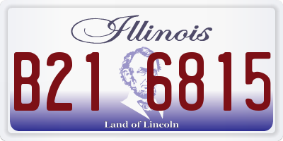 IL license plate B216815