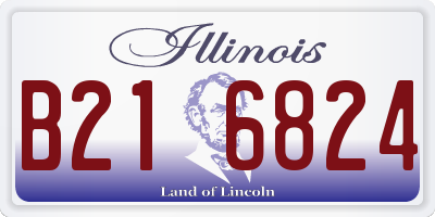 IL license plate B216824