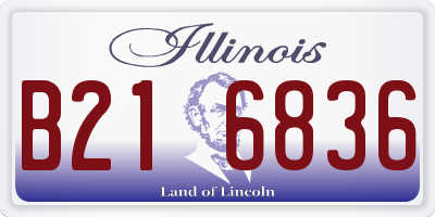 IL license plate B216836