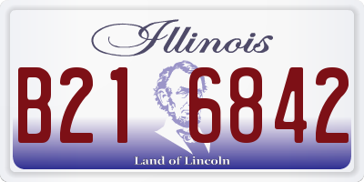 IL license plate B216842