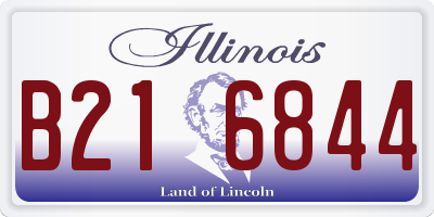 IL license plate B216844