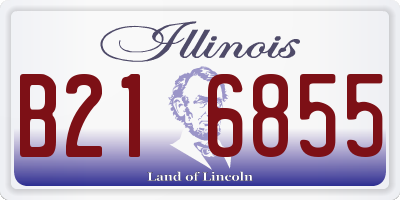 IL license plate B216855