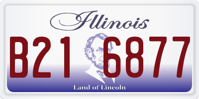 IL license plate B216877
