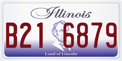 IL license plate B216879