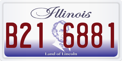 IL license plate B216881