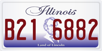 IL license plate B216882