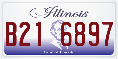 IL license plate B216897