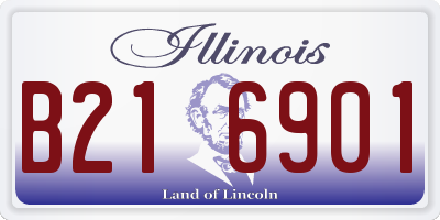 IL license plate B216901