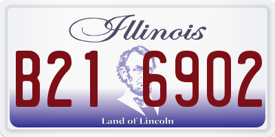 IL license plate B216902