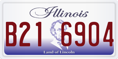 IL license plate B216904