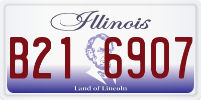 IL license plate B216907