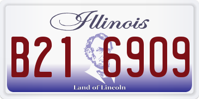 IL license plate B216909