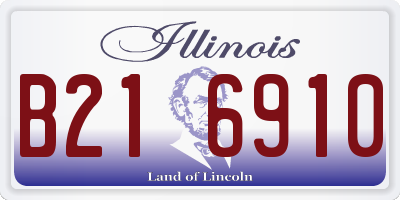 IL license plate B216910