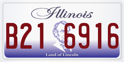 IL license plate B216916