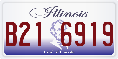 IL license plate B216919