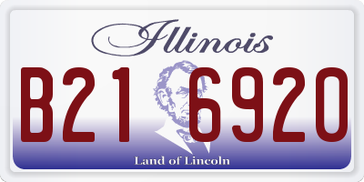 IL license plate B216920