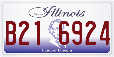 IL license plate B216924