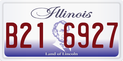 IL license plate B216927