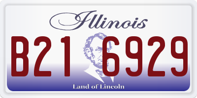 IL license plate B216929