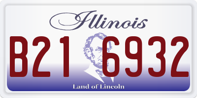 IL license plate B216932