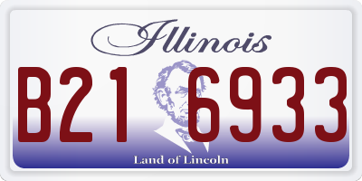 IL license plate B216933