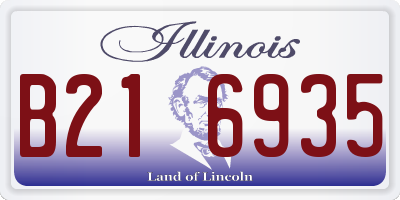 IL license plate B216935