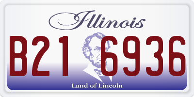 IL license plate B216936