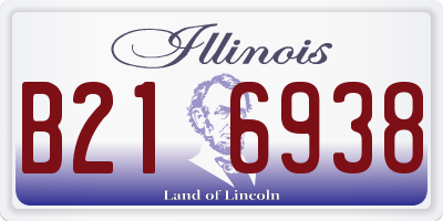 IL license plate B216938