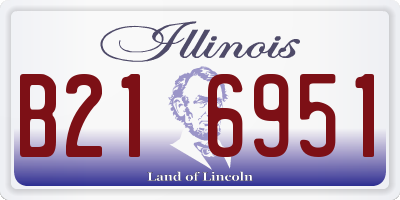 IL license plate B216951
