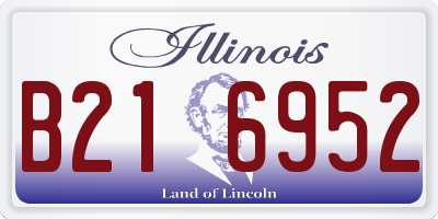 IL license plate B216952
