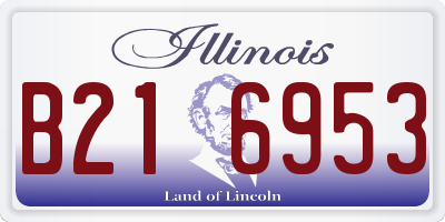 IL license plate B216953
