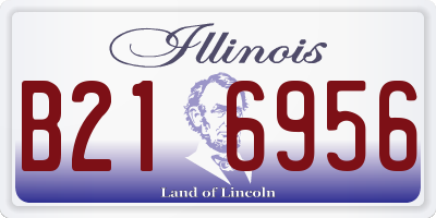 IL license plate B216956