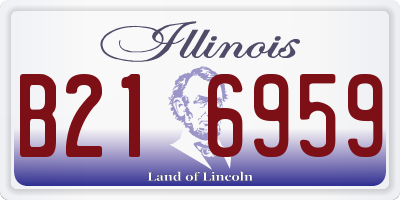 IL license plate B216959