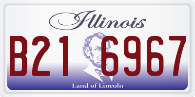 IL license plate B216967