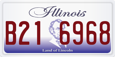 IL license plate B216968