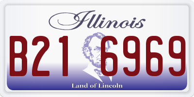 IL license plate B216969