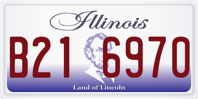 IL license plate B216970