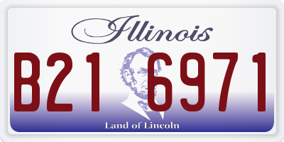 IL license plate B216971