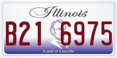 IL license plate B216975