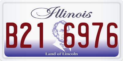 IL license plate B216976