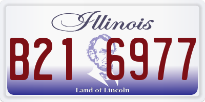 IL license plate B216977