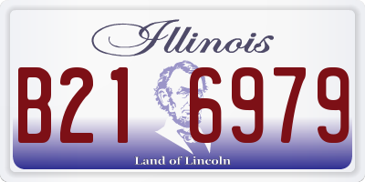 IL license plate B216979