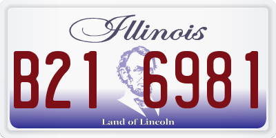 IL license plate B216981