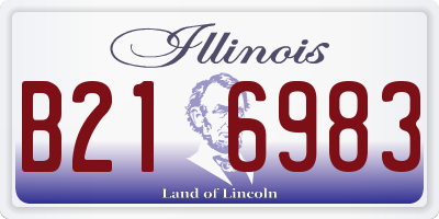 IL license plate B216983