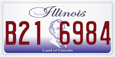 IL license plate B216984