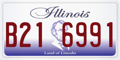 IL license plate B216991