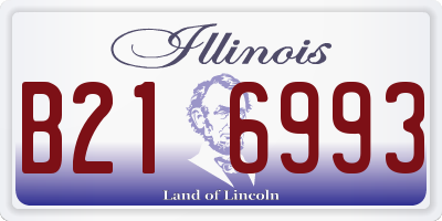 IL license plate B216993