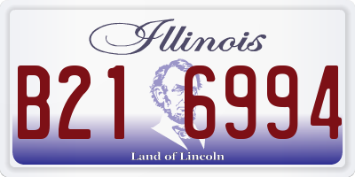 IL license plate B216994