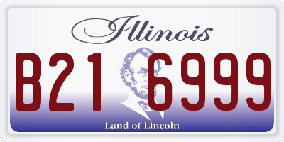 IL license plate B216999