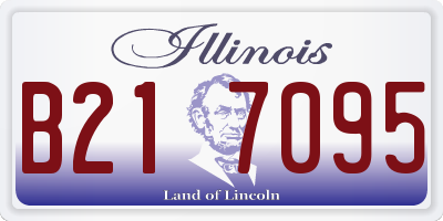 IL license plate B217095